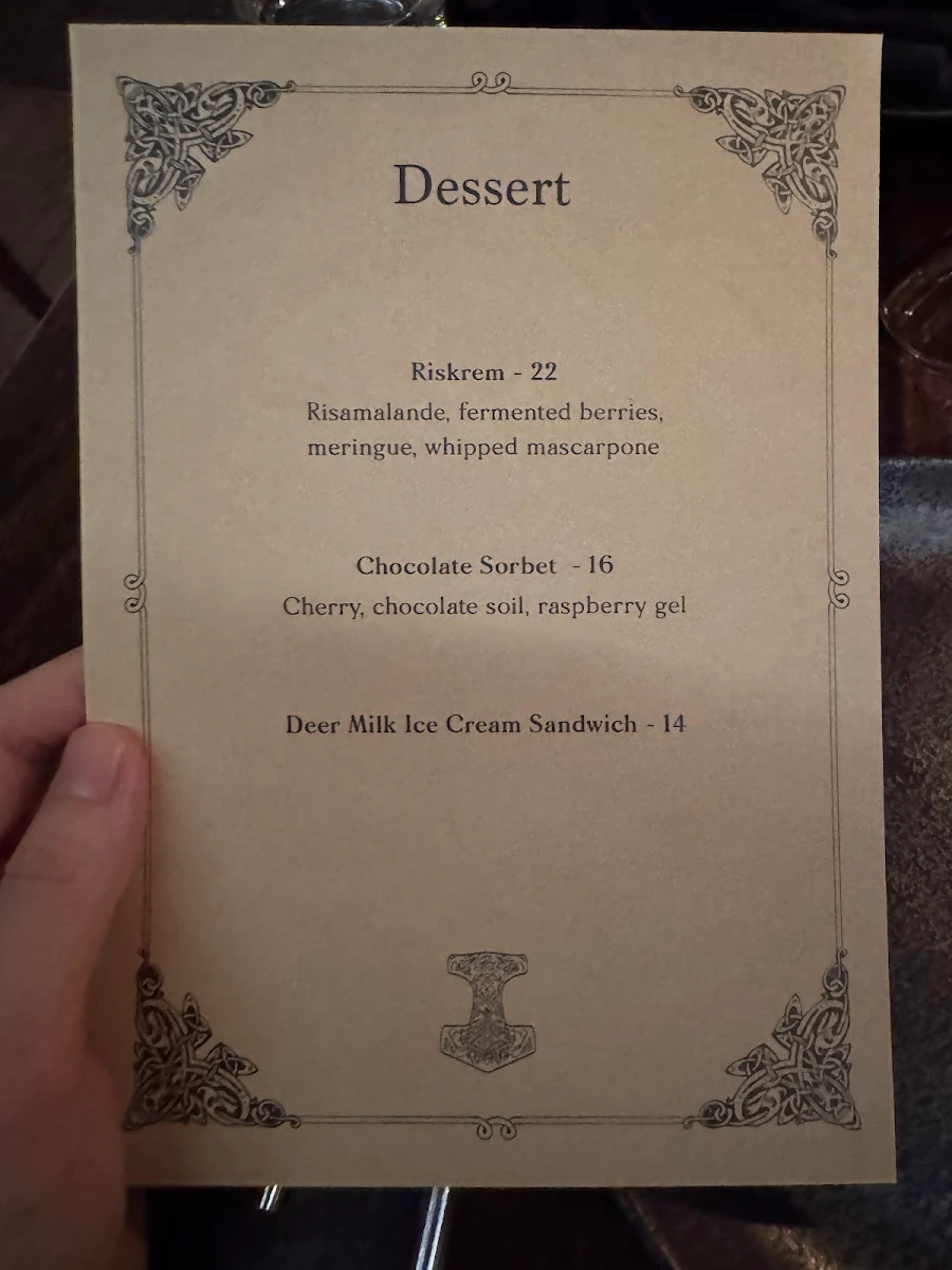 Menu, Mjølner