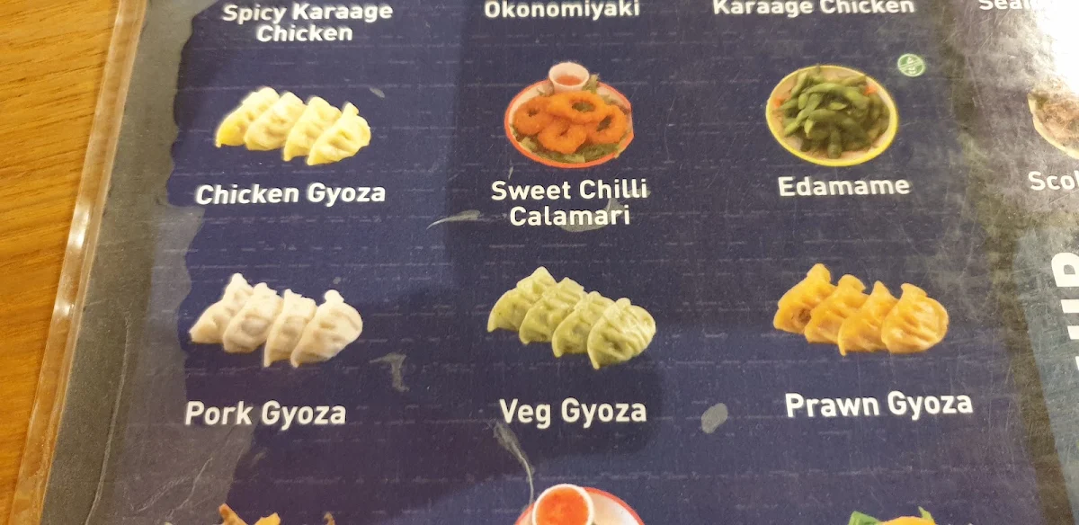 Menu, Sushi Hiro