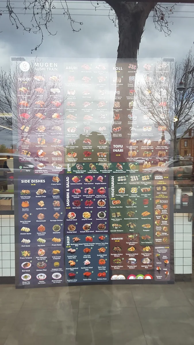 Menu, Sushi Hiro