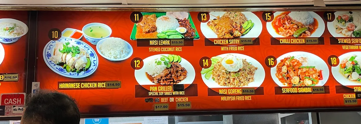 Menu, Sayong Curry and Laksa