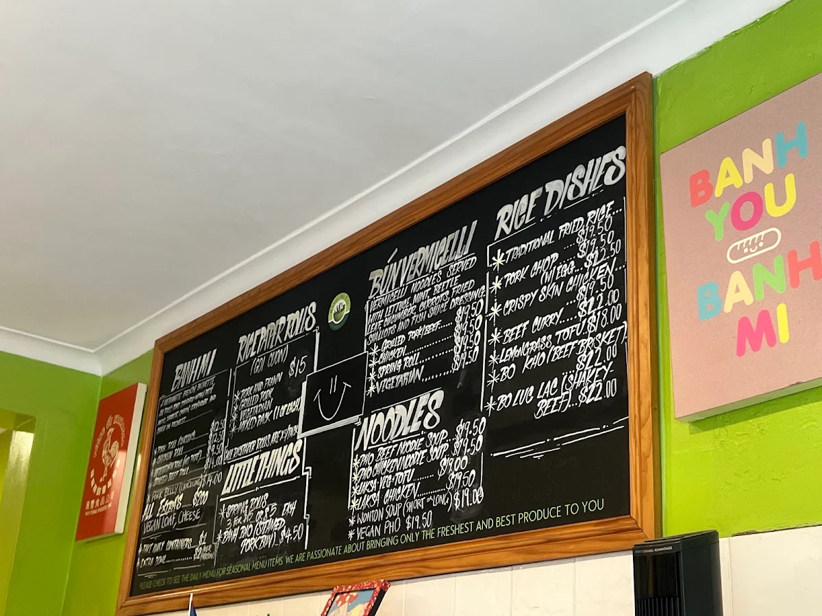 Menu, Banh Mi Co