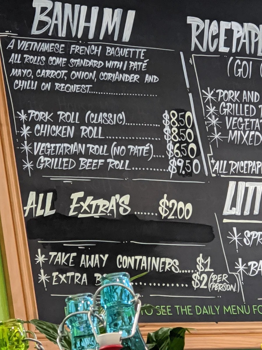 Menu, Banh Mi Co