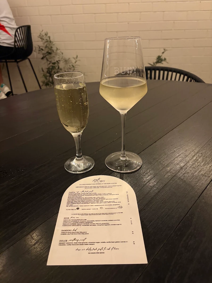 Menu, Pasta Buoy