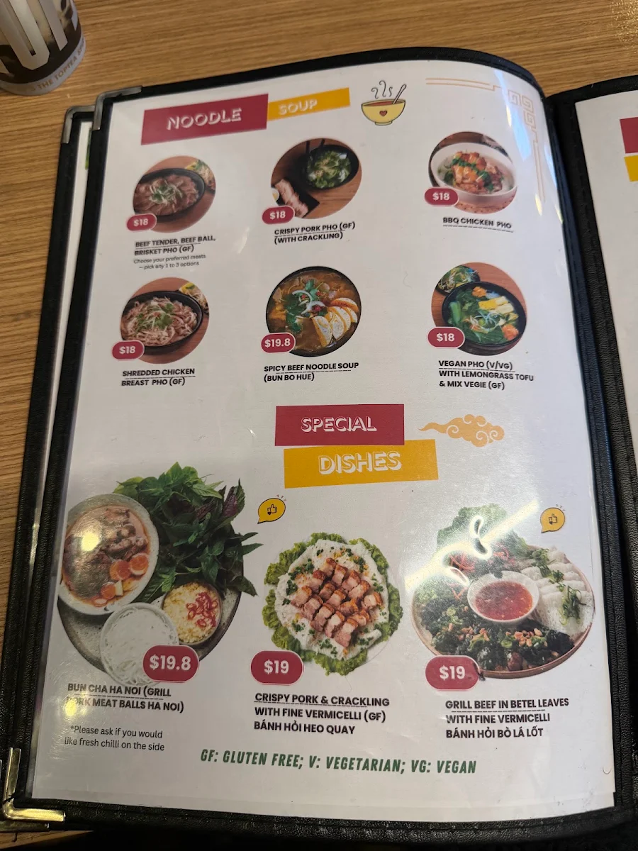 Menu, Moc Roll Banh Mi - Vietnamese Eatery