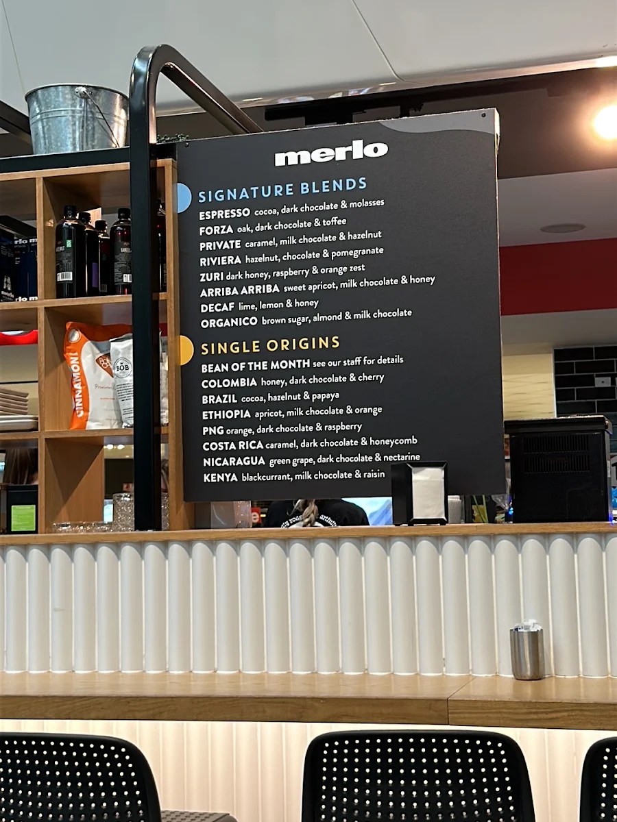 Menu, Merlo Coffee Cafe | Toowong