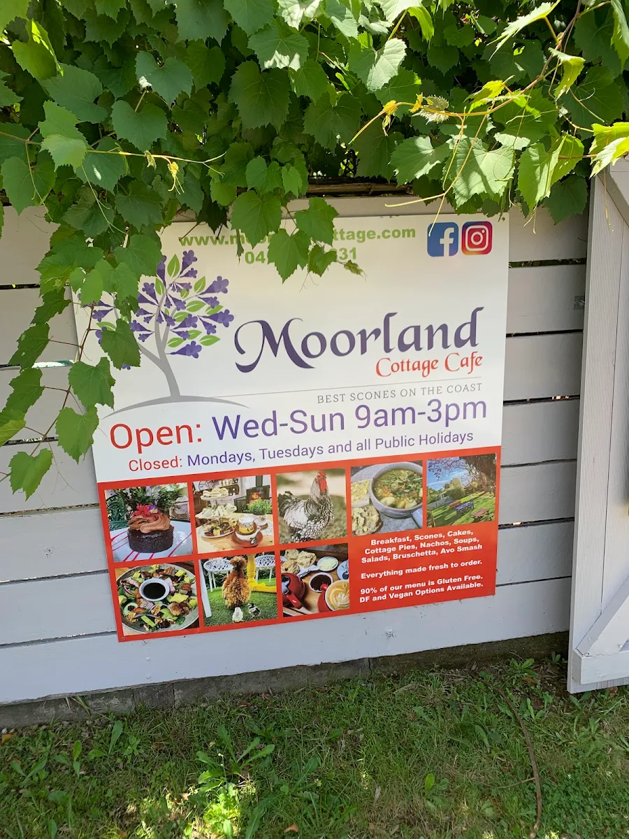 Menu, Moorland Cottage Cafe - Best Scones On The Coast