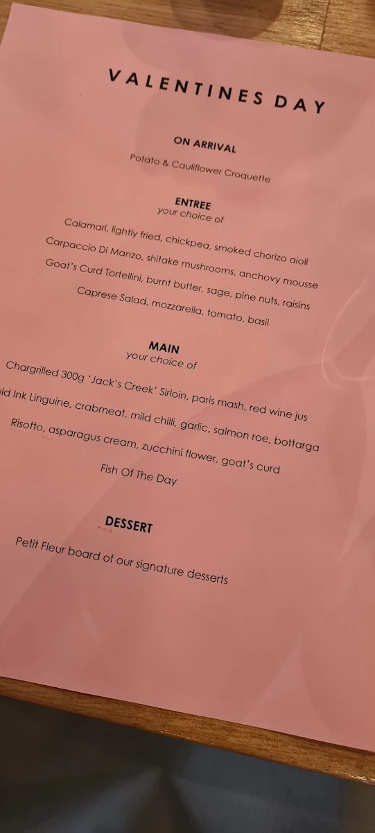 Menu, Heatherton Village Fish & Chips