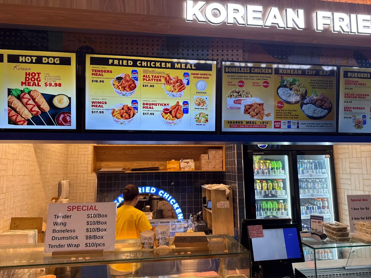 Menu, O Chicken Eastgardens