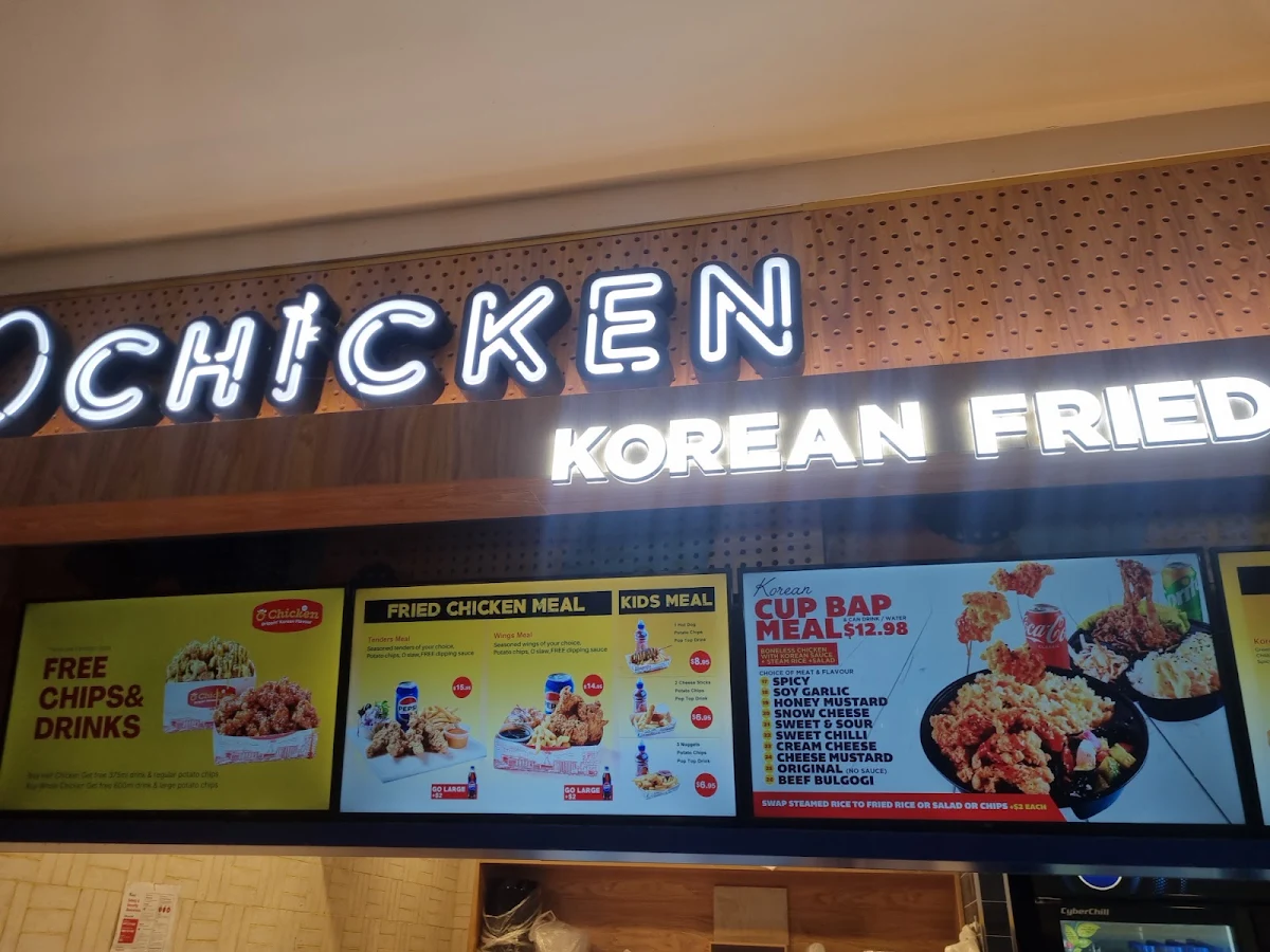 Menu, O Chicken Eastgardens
