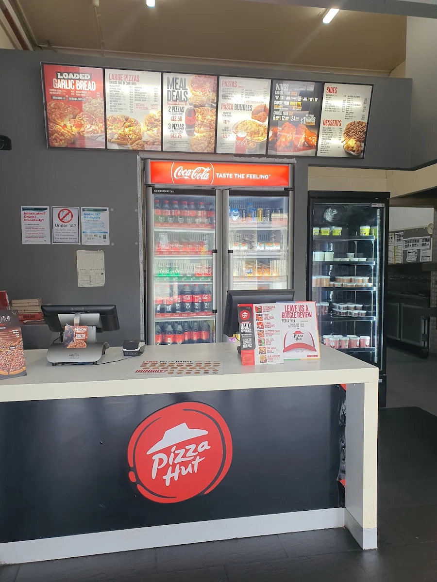 Menu, Pizza Hut Flemington