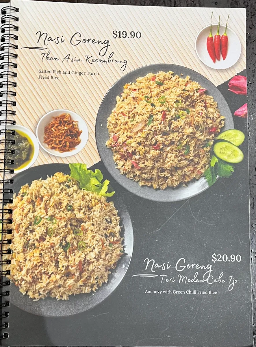 Menu, My Indo Kitchen Campsie