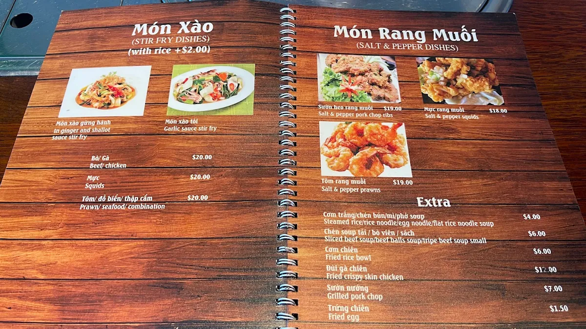 Menu, Chac's Lang Nuong