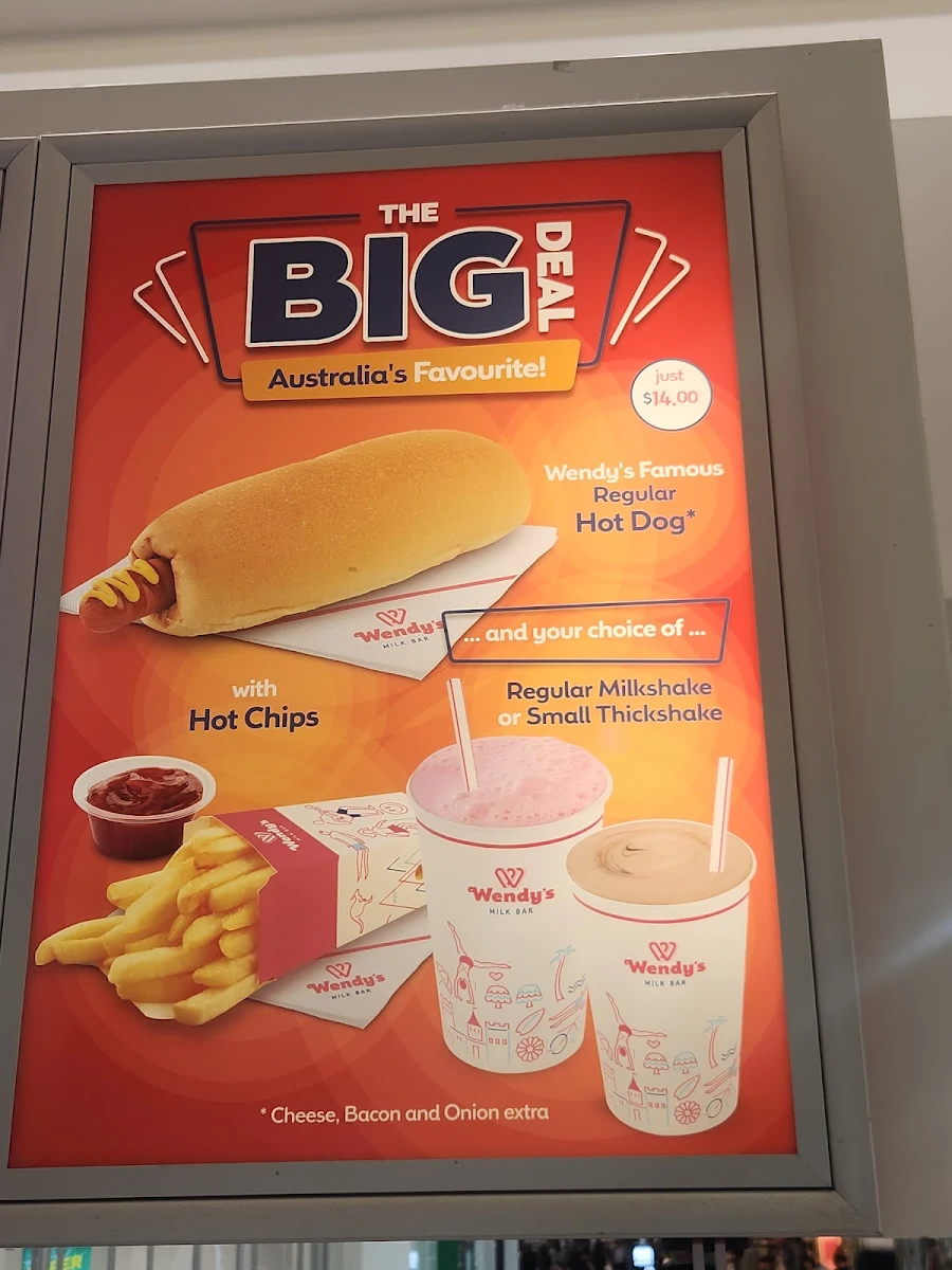 Menu, Wendy’s