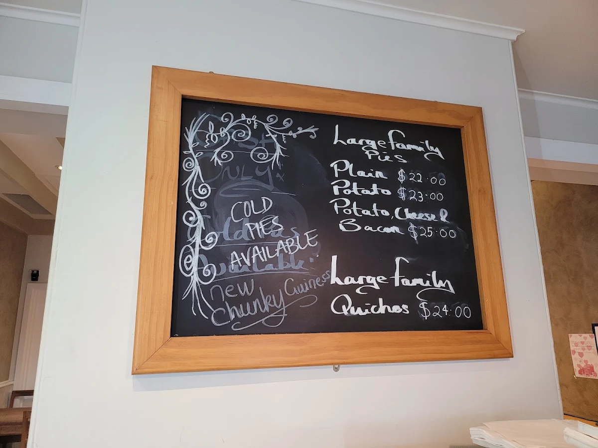 Menu, Berry Bakery