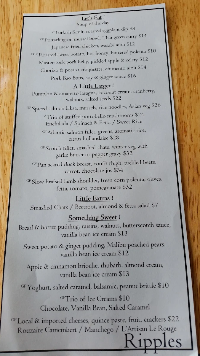 Menu, No.42
