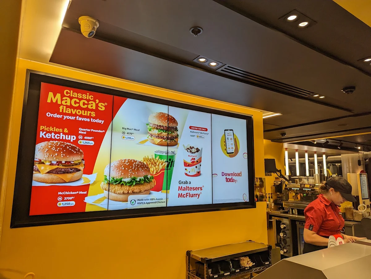 Menu, McDonald's Werrington