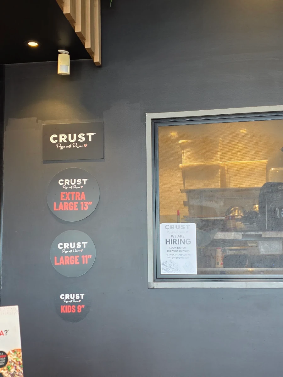 Menu, Crust Pizza Port Macquarie