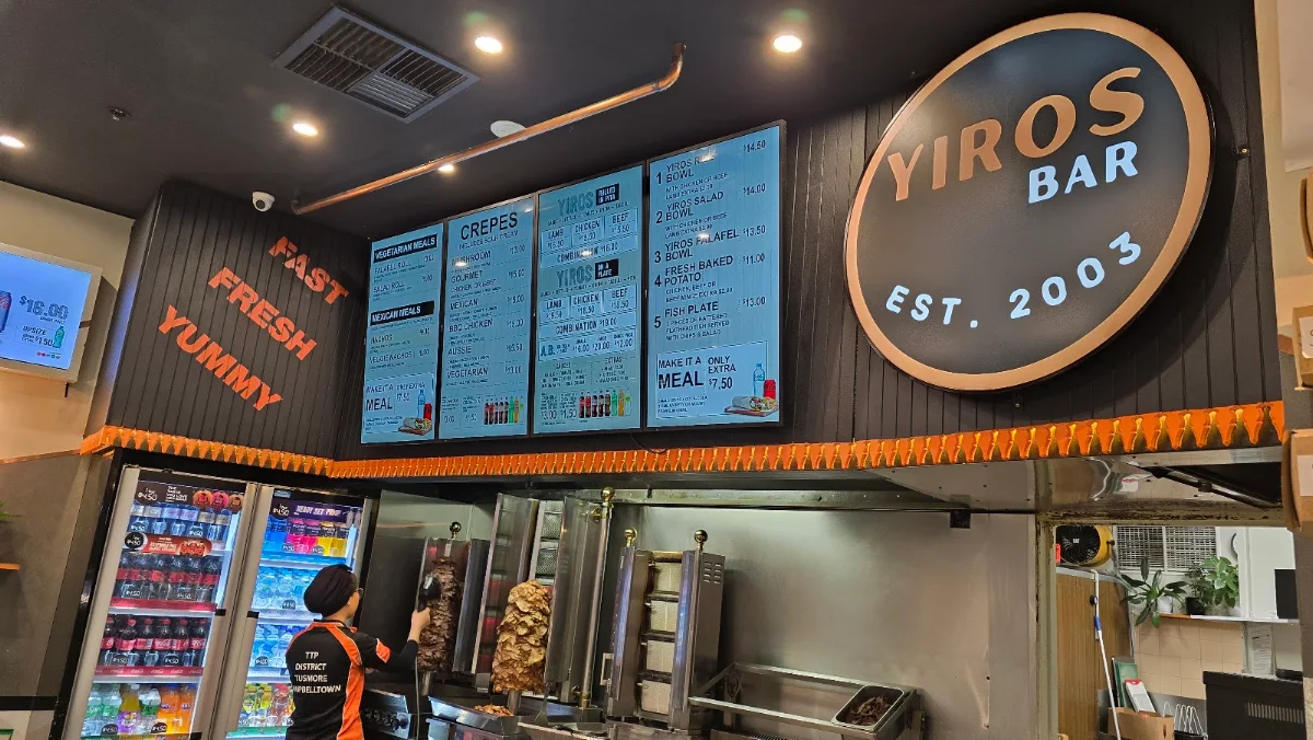 Menu, Yiros Town TTP