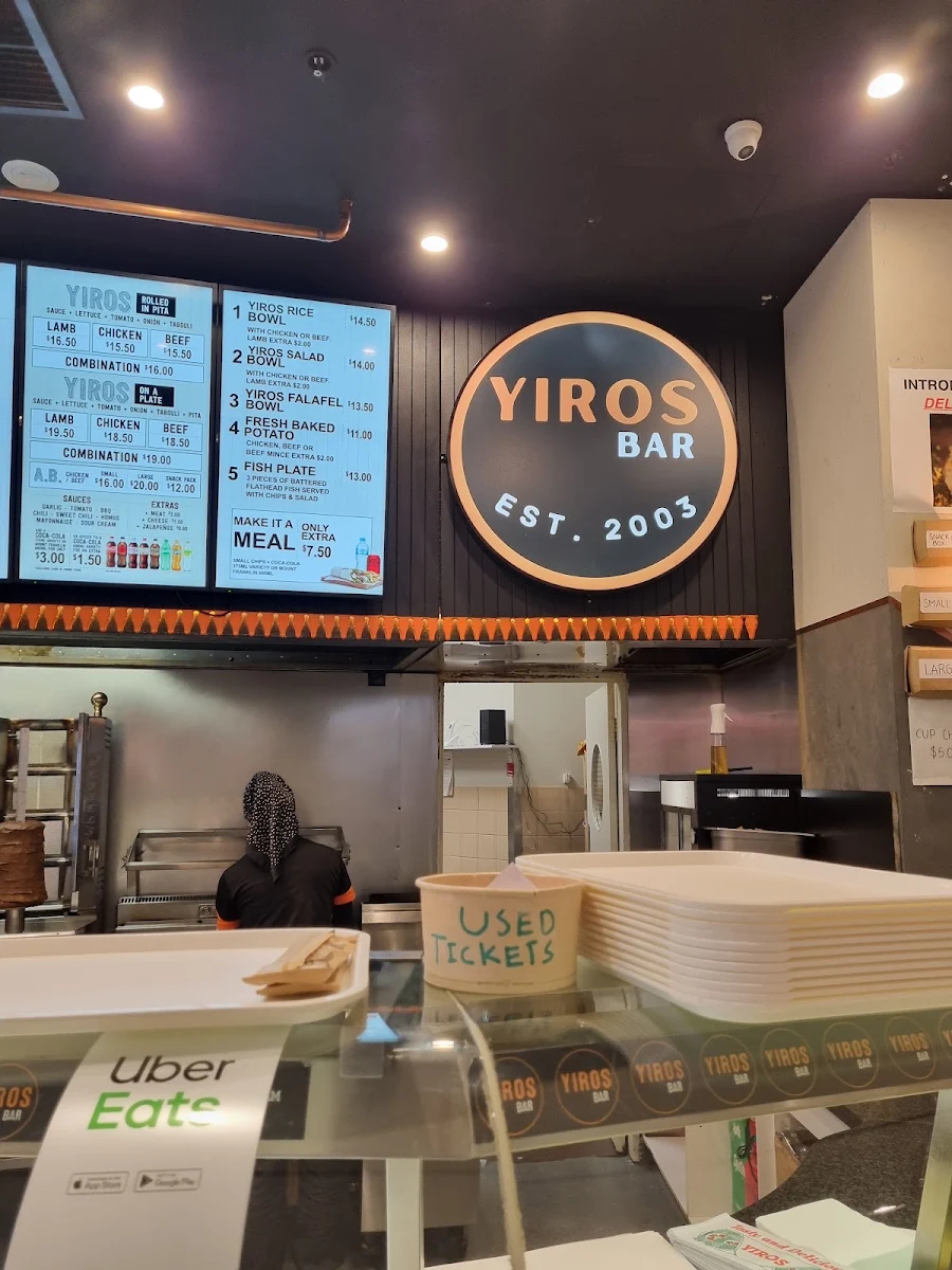 Menu, Yiros Town TTP