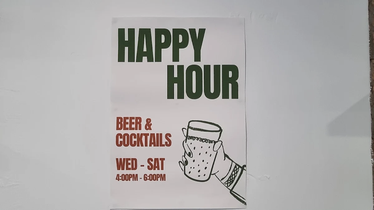 Menu, The Tipsy Tomato
