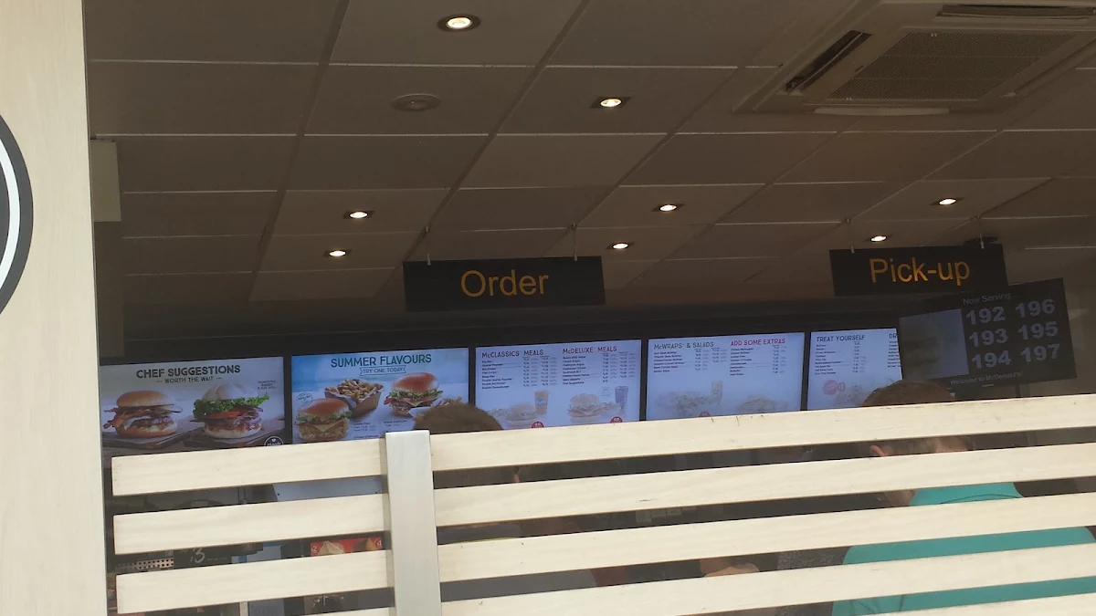 Menu, McDonald's Trinity Gardens