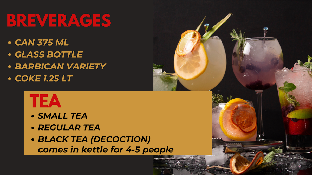 Menu, Mandi hub