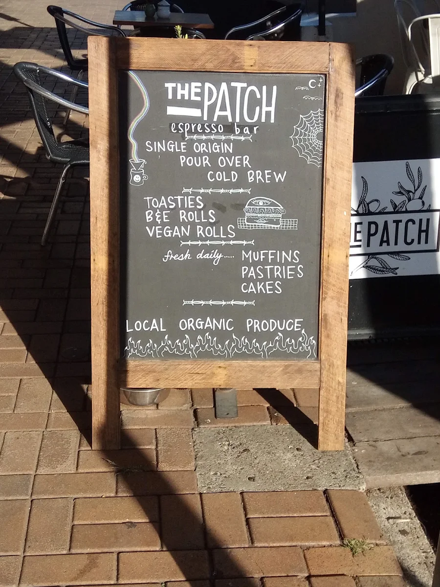 Menu, The Patch Cafe