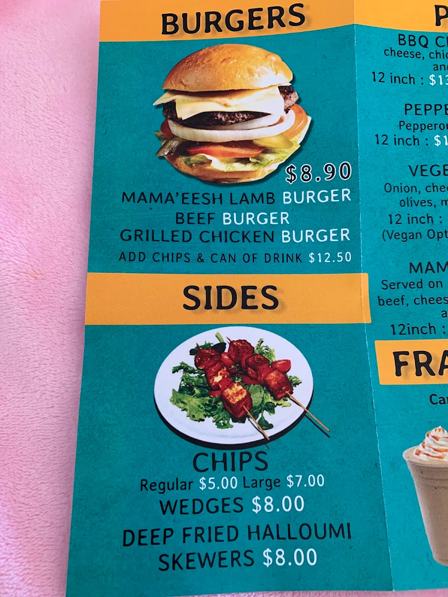 Menu, MAMA’ EESH