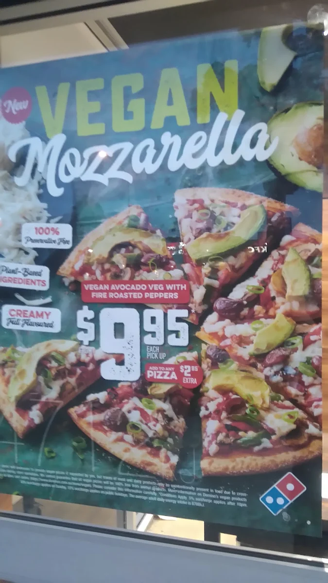 Menu, Domino's Pizza Strathpine