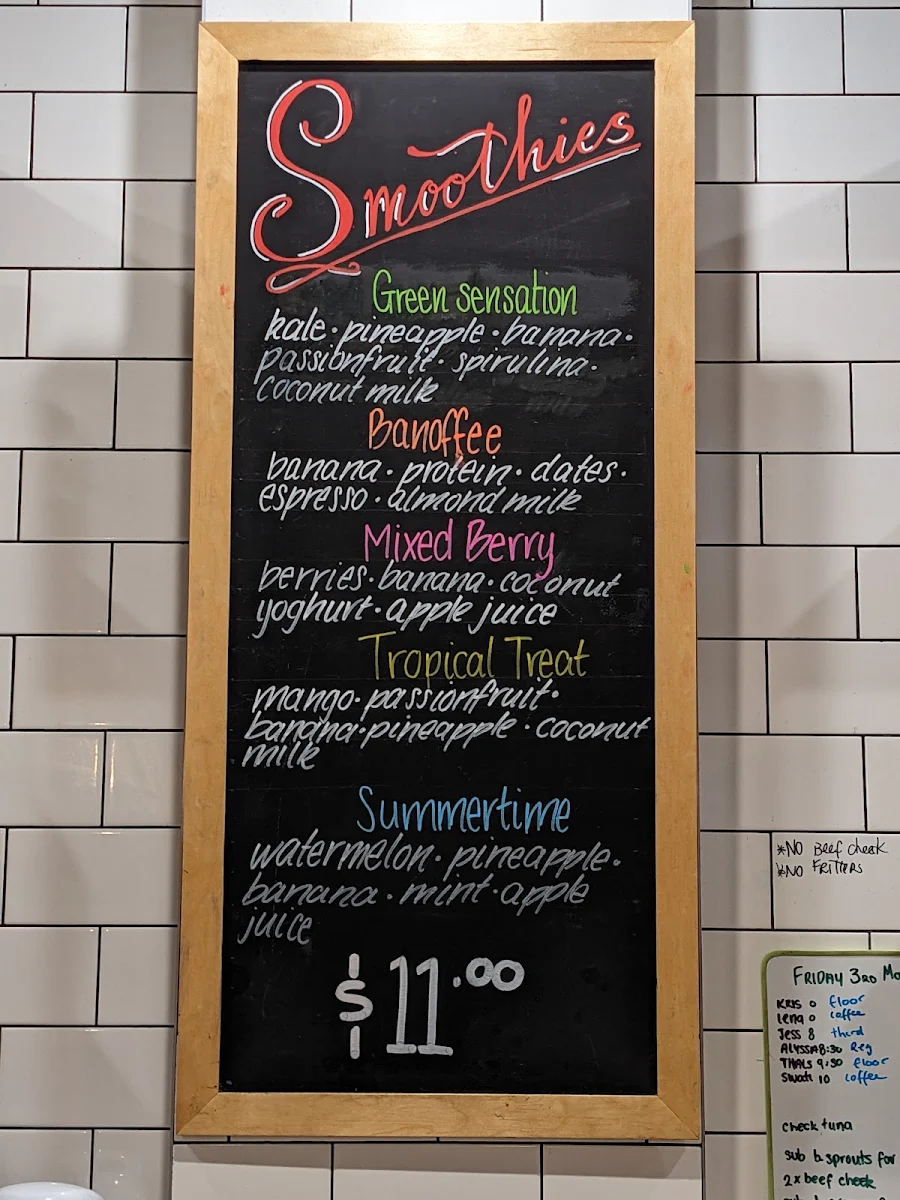 Menu, The Spotted Owl