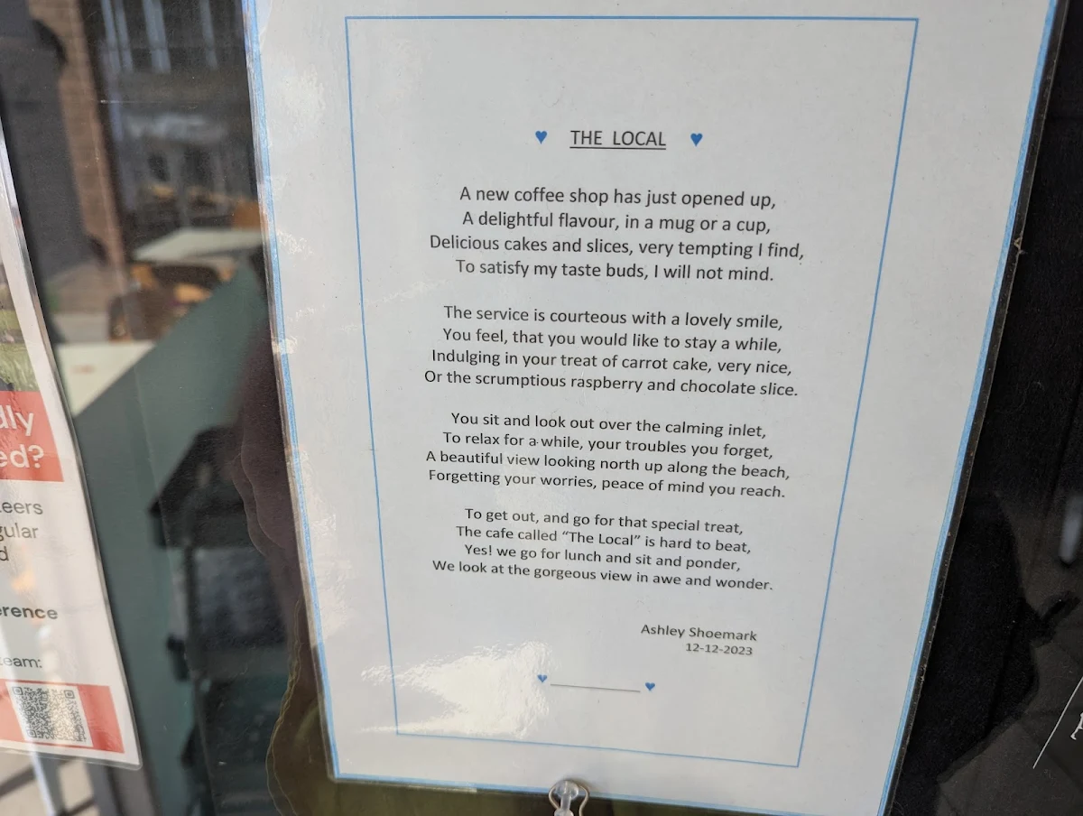Menu, The Local