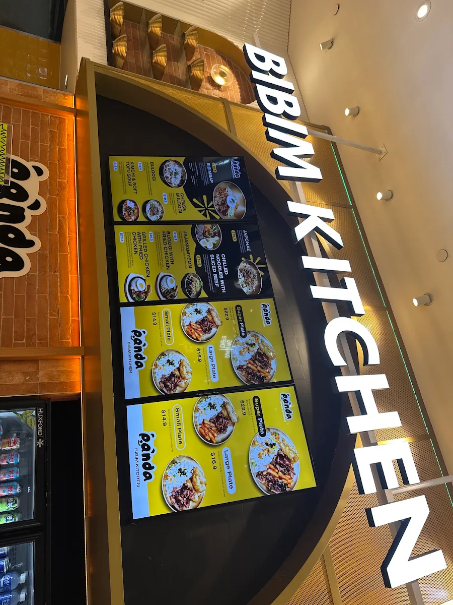 Menu, Panda Bibim Kitchen Southland