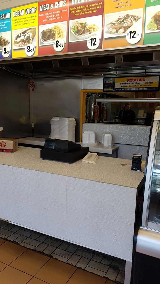 Menu, Rosebud Kebab House