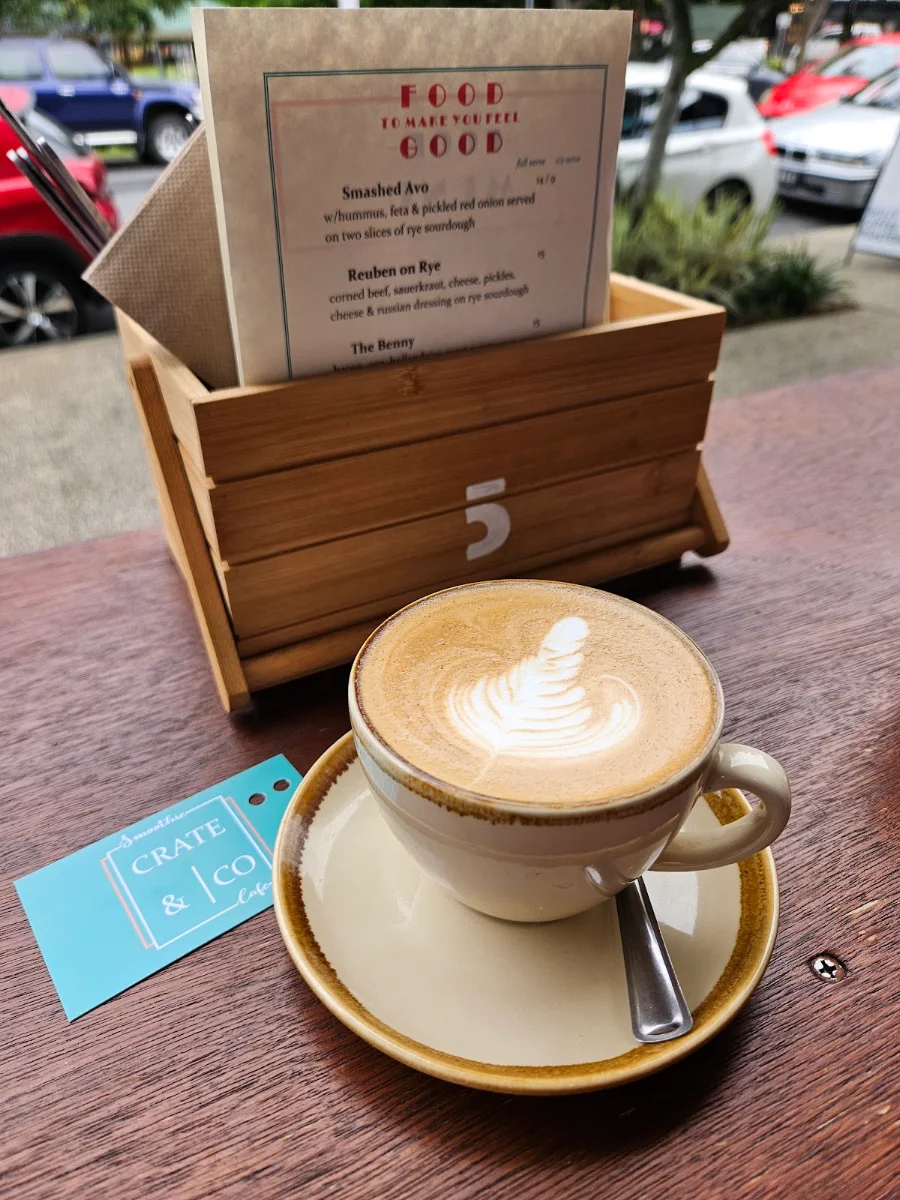 Menu, Crate & Co Smoothie Cafe