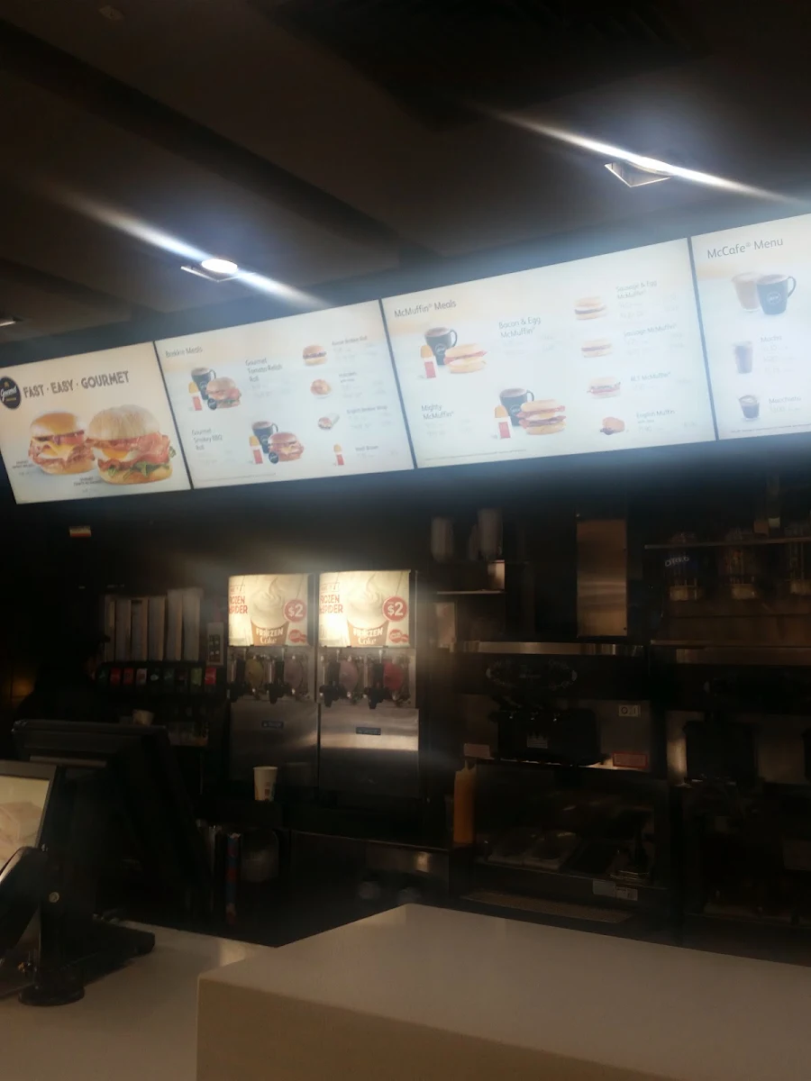 Menu, McDonald's Fawkner