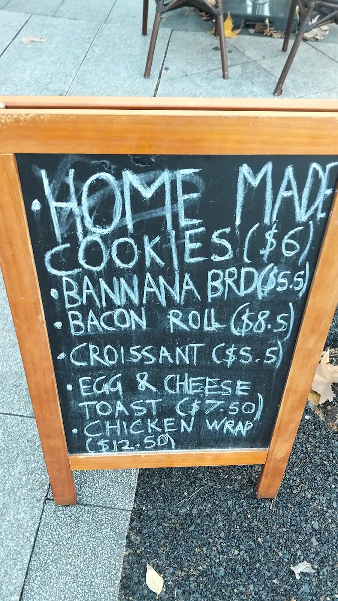 Menu, Solrise Cafe