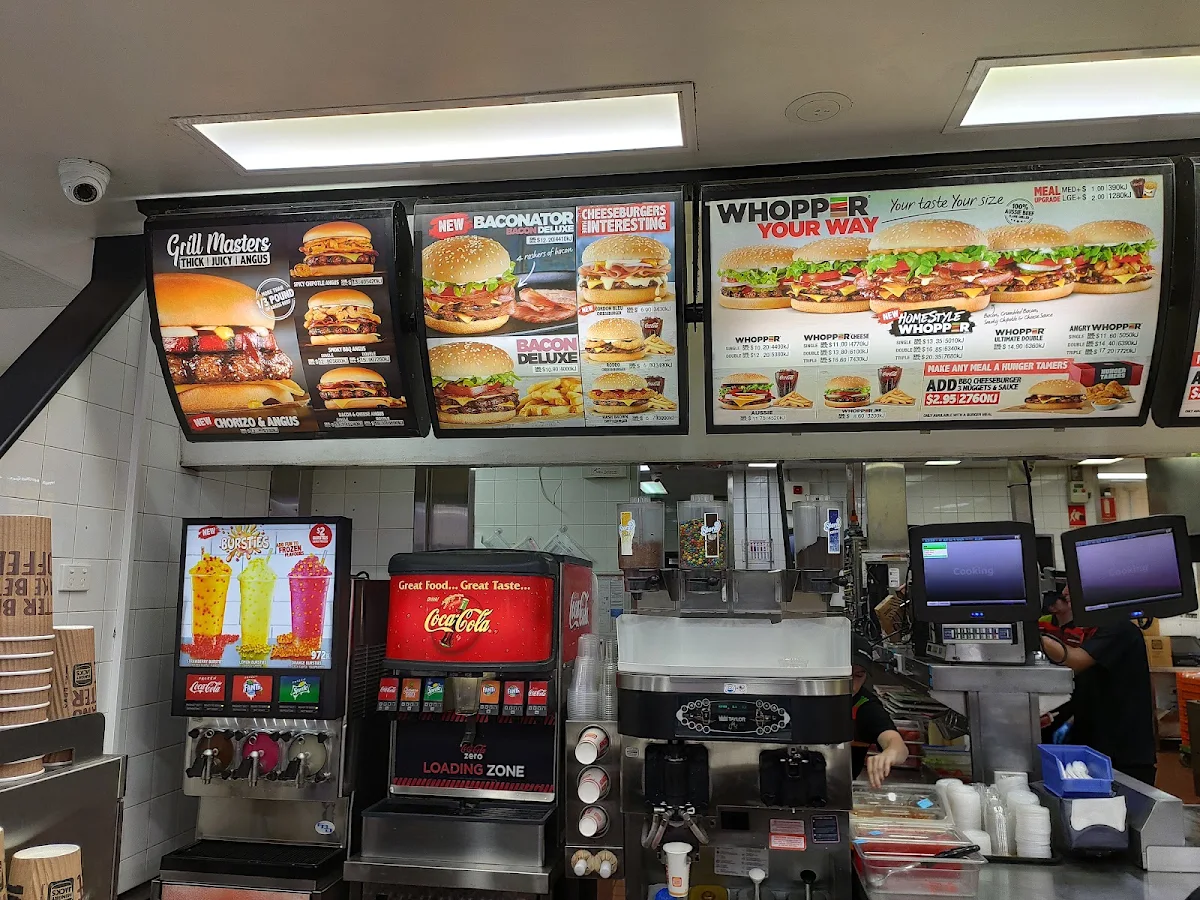 Menu, Hungry Jack's Burgers Figtree
