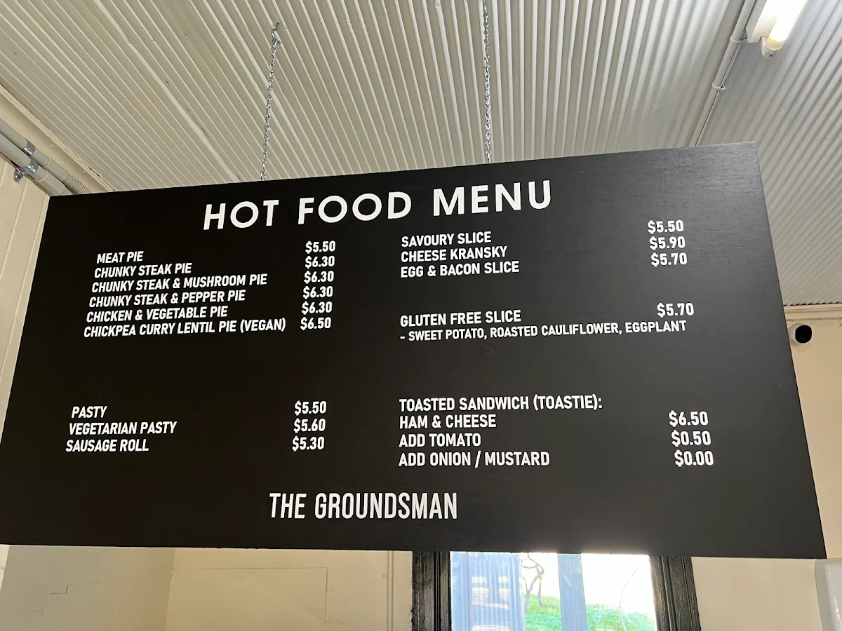 Menu, Frankie & Tobe Coffee Bar