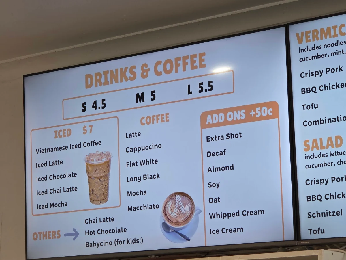 Menu, Hung’s Banh Mi