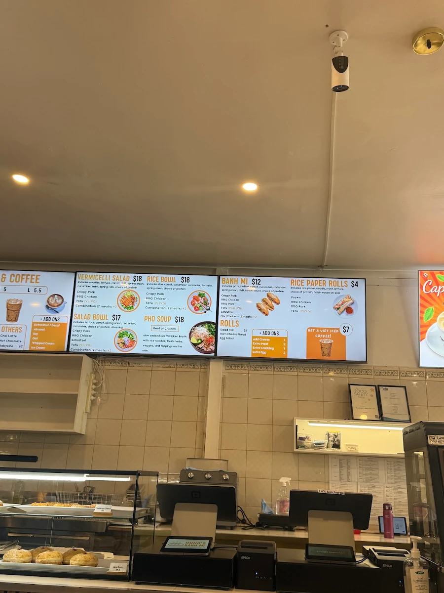 Menu, Hung’s Banh Mi