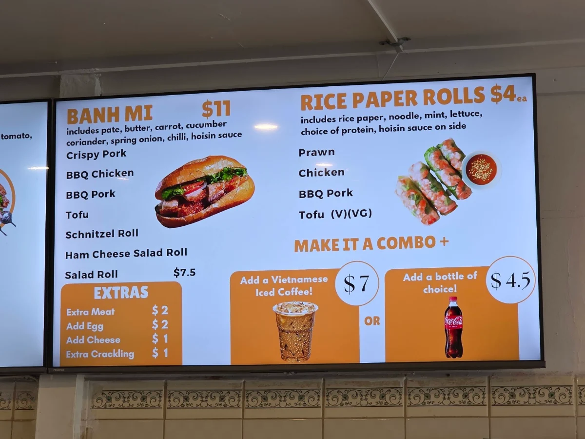 Menu, Hung’s Banh Mi