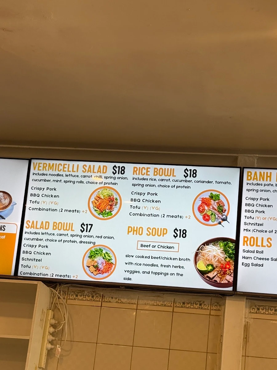 Menu, Hung’s Banh Mi