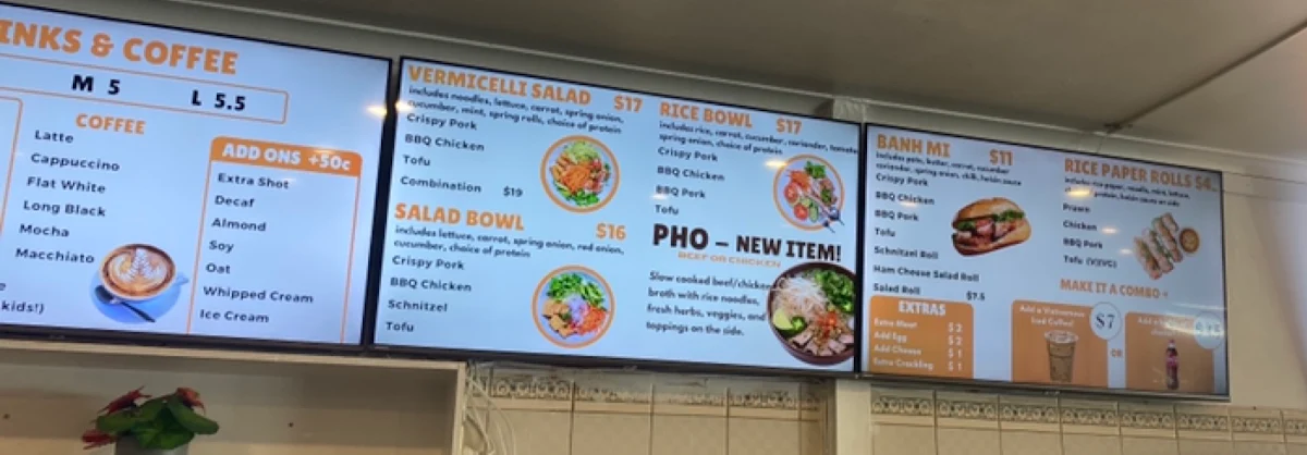 Menu, Hung’s Banh Mi