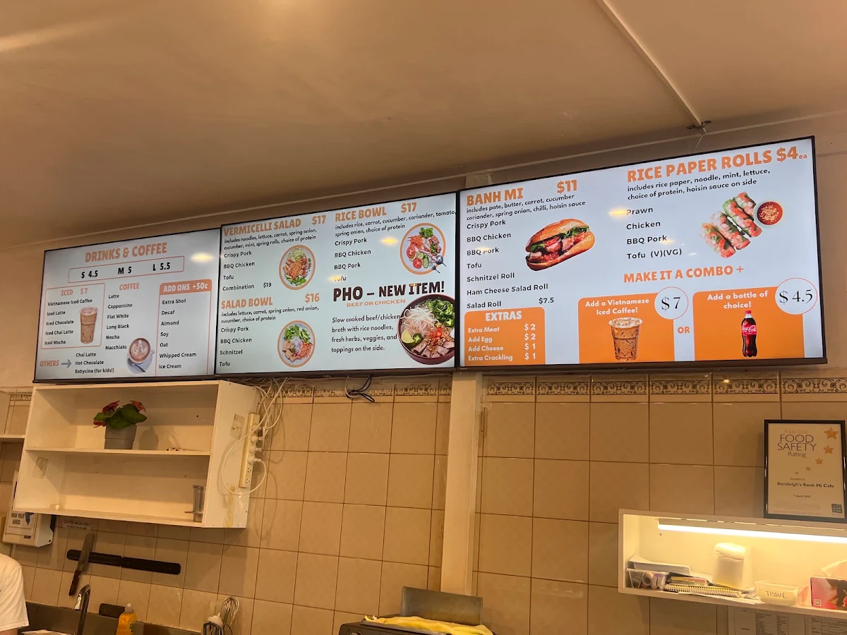 Menu, Hung’s Banh Mi