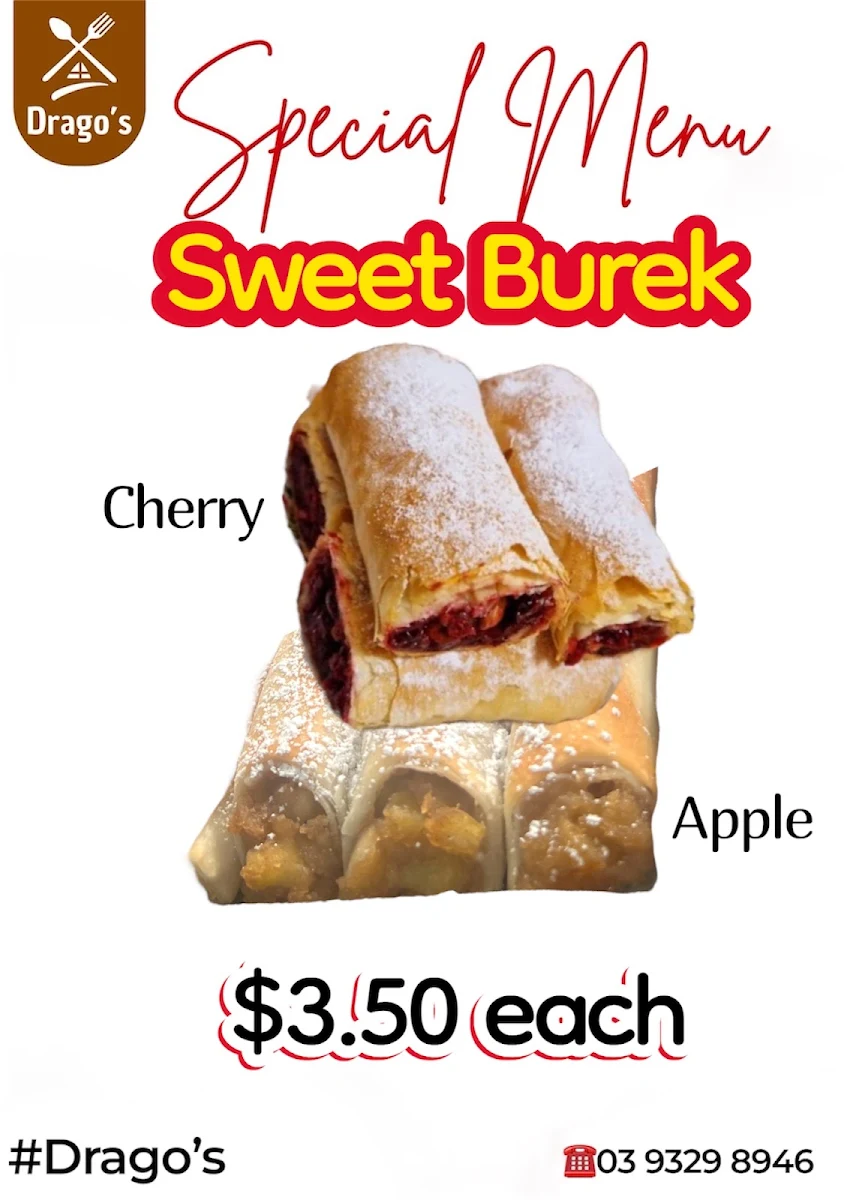 Menu, Drago's