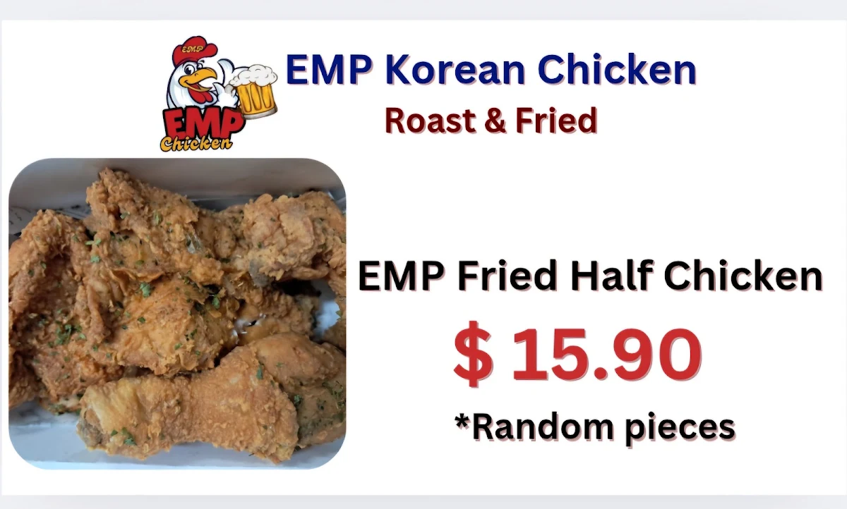 Menu, EMP Korean Chicken Roast & Fried