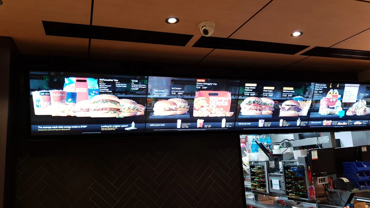 Menu, McDonald's St Peters