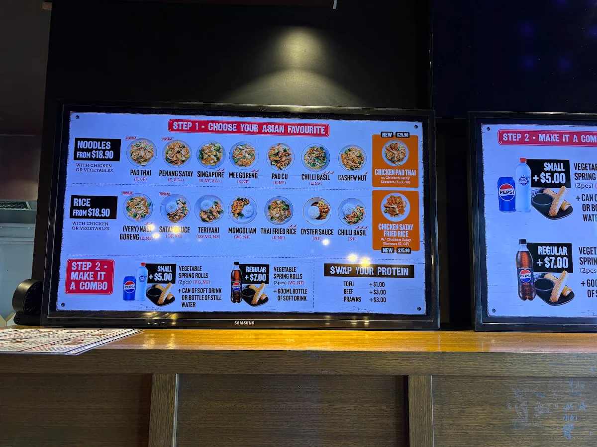Menu, P'Nut Balmain