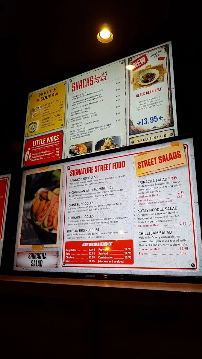 Menu, P'Nut Balmain