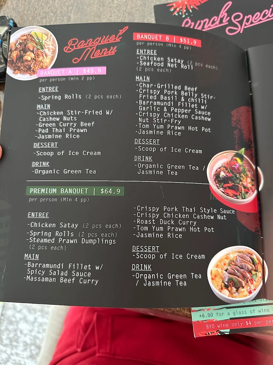 Menu, SPICE Kitchen and Bar Broadbeach